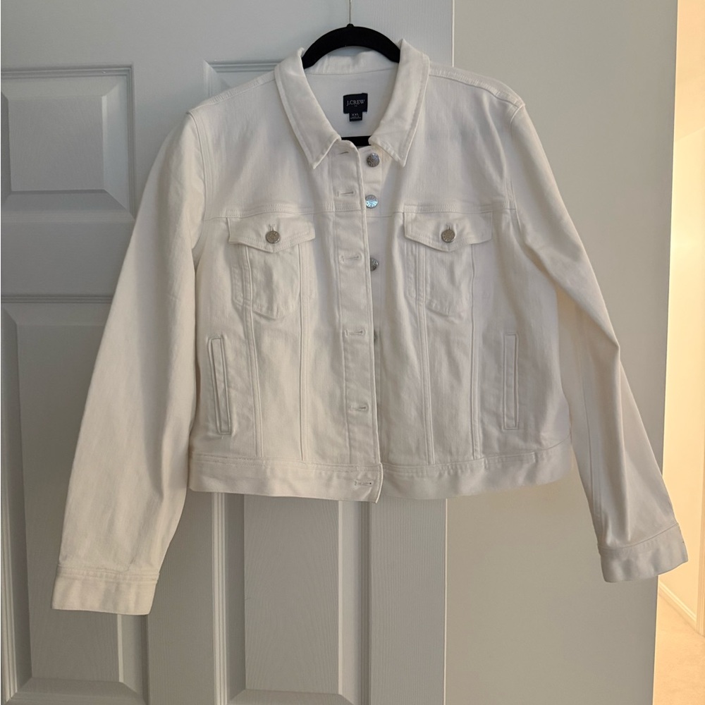 J. Crew Classic White Jacket
